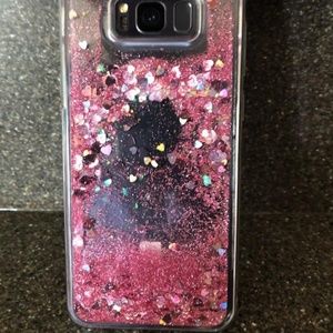 Samsung Galaxy S8+ Waterfall Heart Phone Case